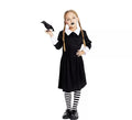 Disfraz de Niña Siniestra Clásico negro para niña y adolescente