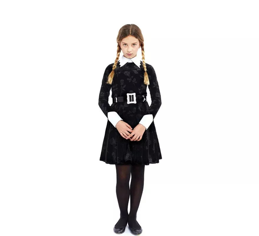 Disfraz de Niña Siniestra Clásico para niña y adolescente