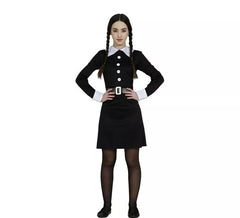Sinister Girl costume with belt for teenagers
