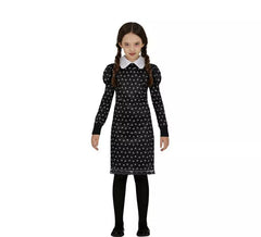 Sinister Girl costume with polka dots for girls