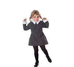 Black Polka Dots Sinister Girl Costume for girls