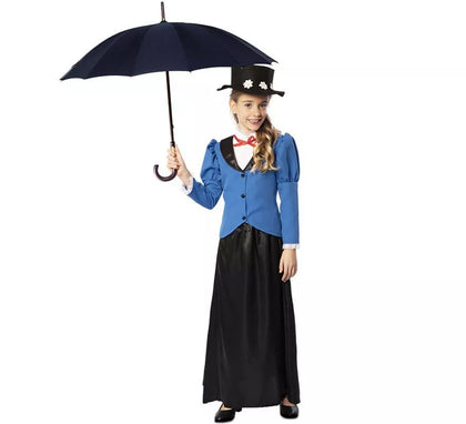 Disfraz de Niñera Victoriana para niña