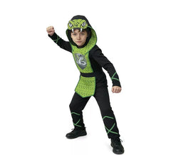 Green Cobra Ninja Costume for Kids