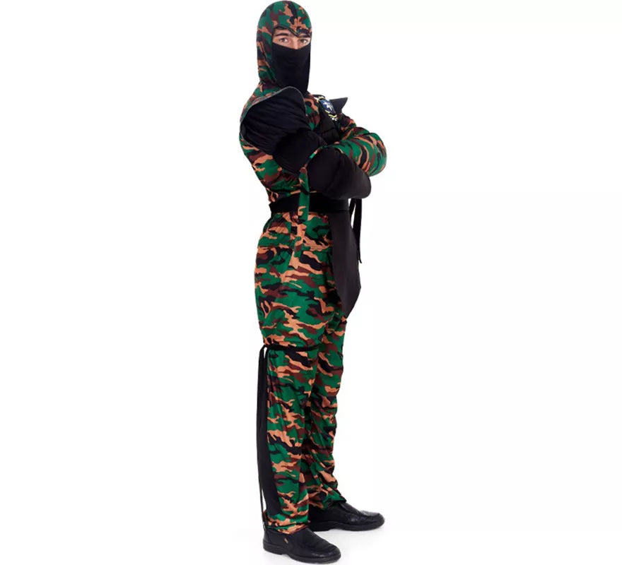 Translation missing: en.Disfraz de Ninja Comando Camuflaje para hombre