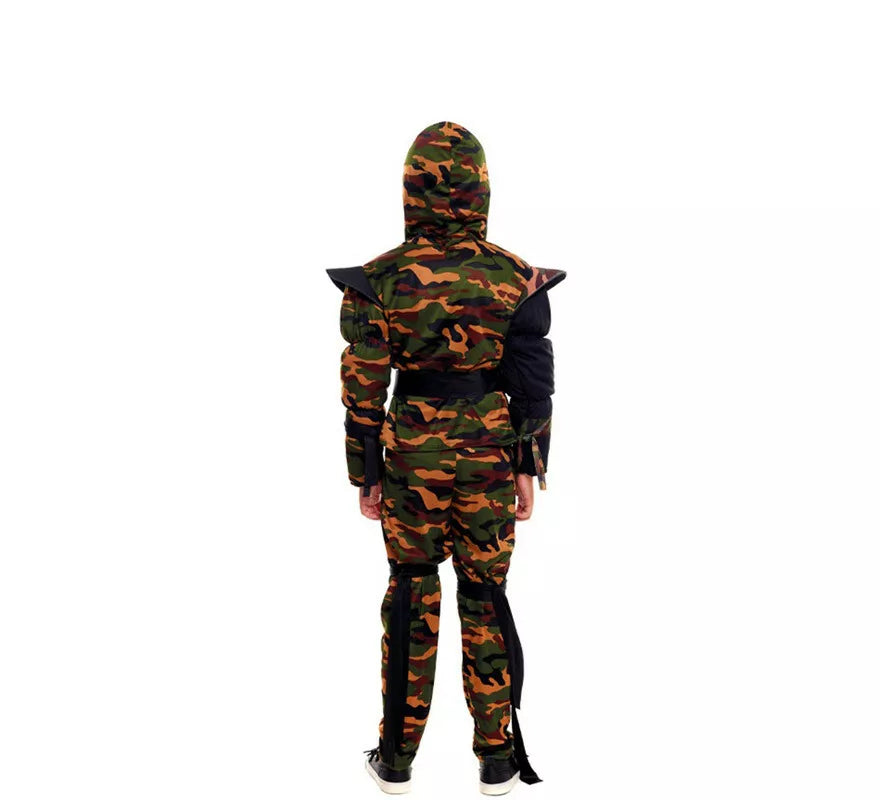 Translation missing: en.Disfraz de Ninja Comando Camuflaje para niño