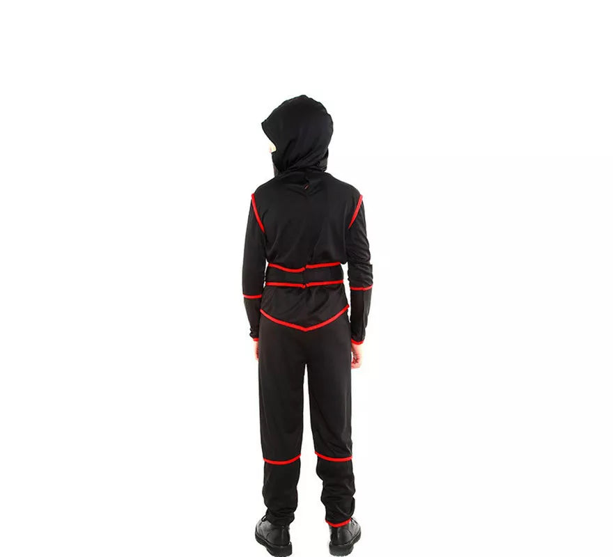Disfraz de Ninja Death negro para niño