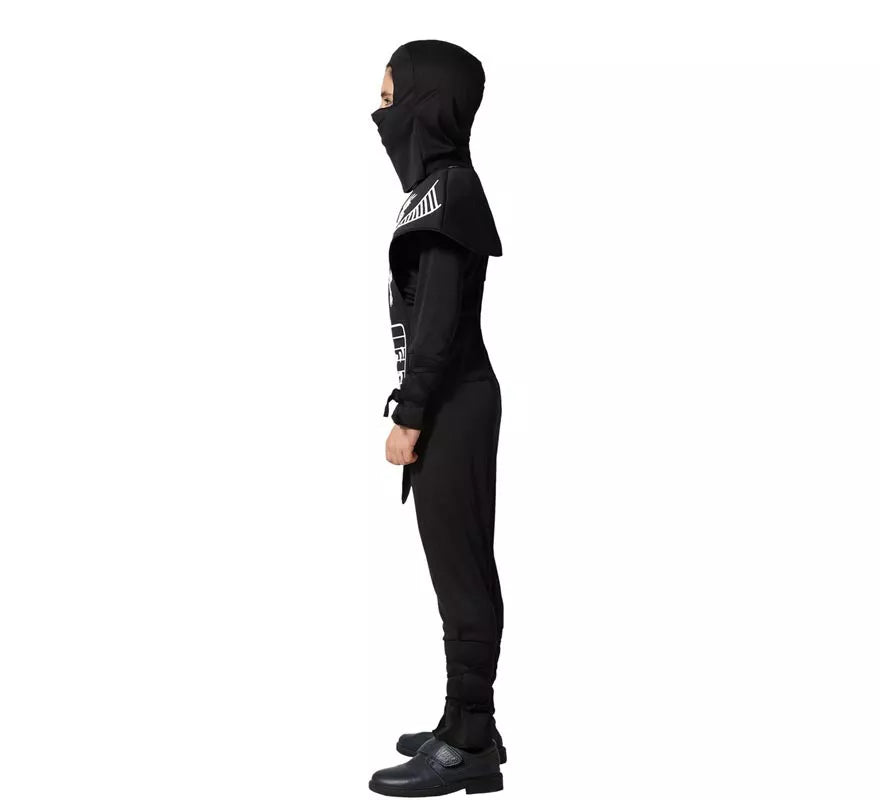 Disfraz de Ninja Dragón blanco para niño