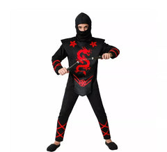 Red Dragon Ninja Costume for Men