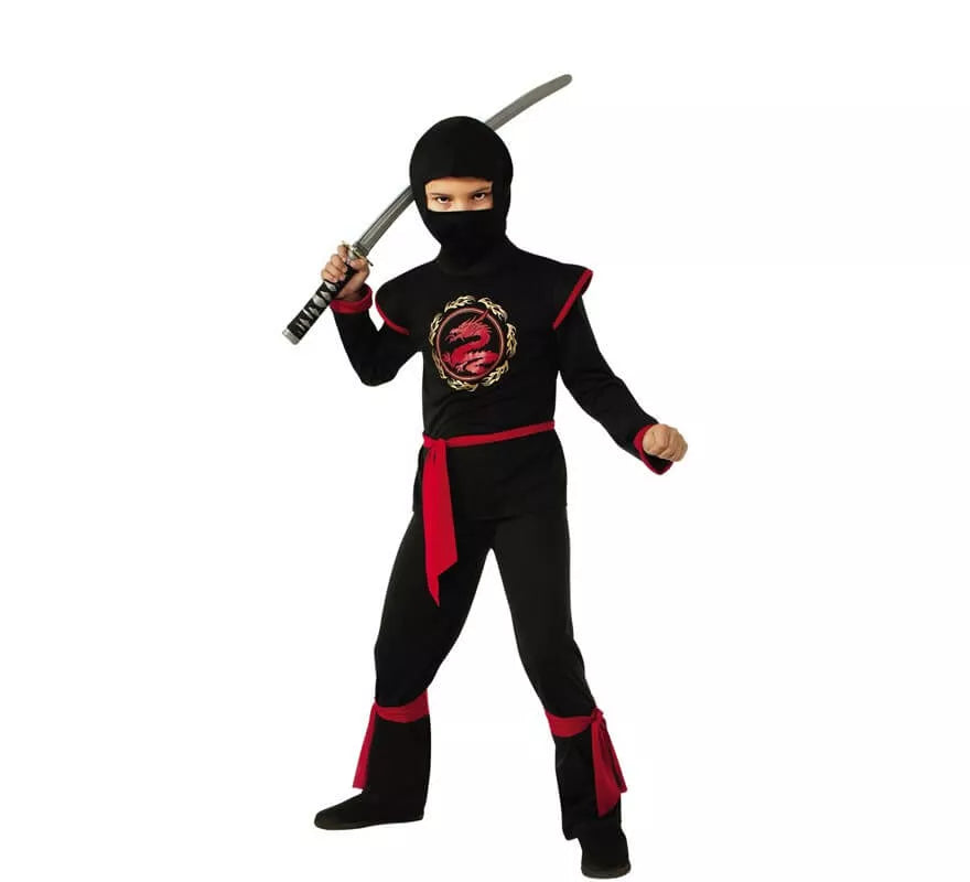 Translation missing: en.Disfraz de Ninja Dragón Rojo para niño