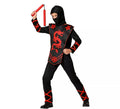 Disfraz de Ninja Dragón rojo para niño