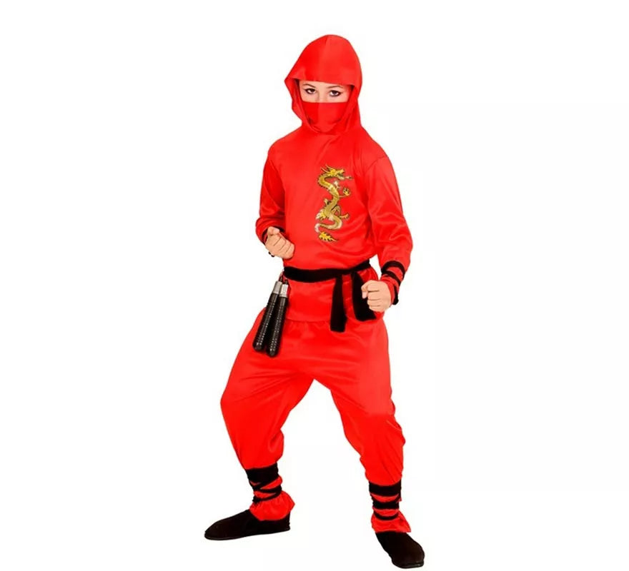 Translation missing: en.Disfraz de Ninja Dragón rojo para niño