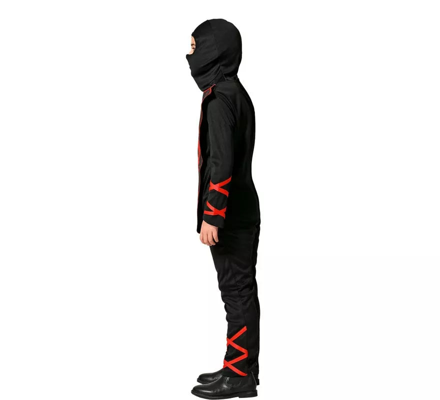 Disfraz de Ninja Dragón rojo para niño