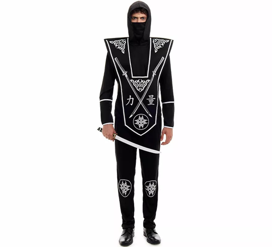 Translation missing: en.Disfraz de Ninja negro para hombre