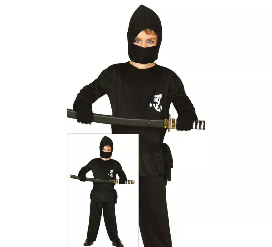 Disfraz de Ninja negro para niño