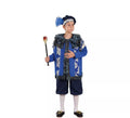 Disfraz de Noble Medieval Azul para niño
