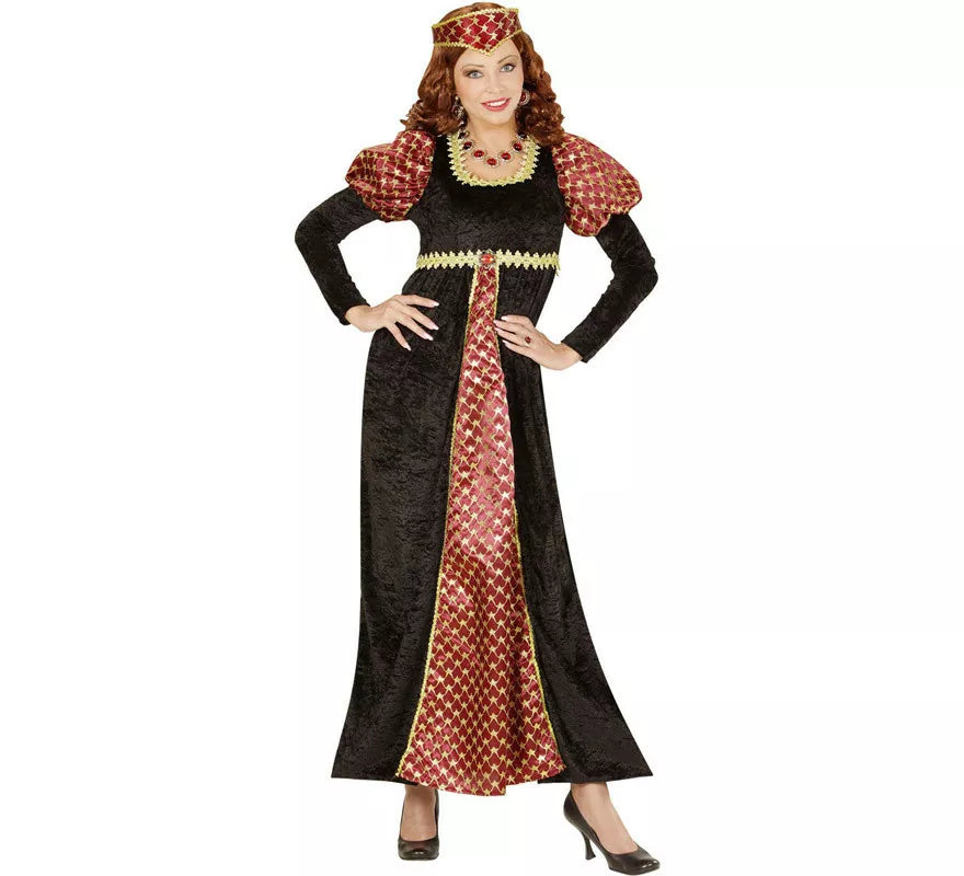 Disfraz de Noble Medieval Castellana para mujer