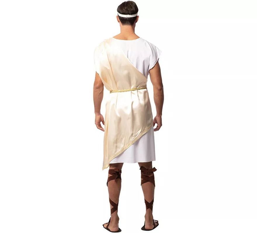 Translation missing: en.Disfraz de Noble Romano beige deluxe para hombre