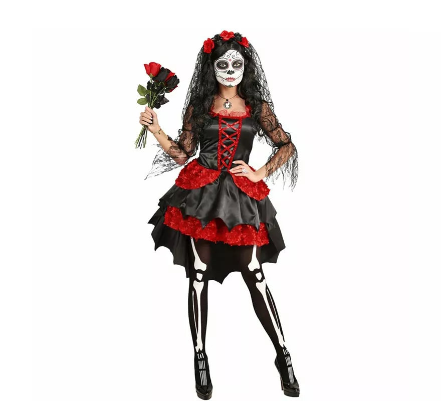 Translation missing: en.Disfraz de Novia Esqueleto Catrina para mujer