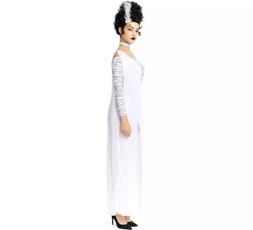Disfraz de Novia Monster vestido blanco para mujer