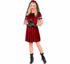 Gothic Vampire Bride Costume for Women