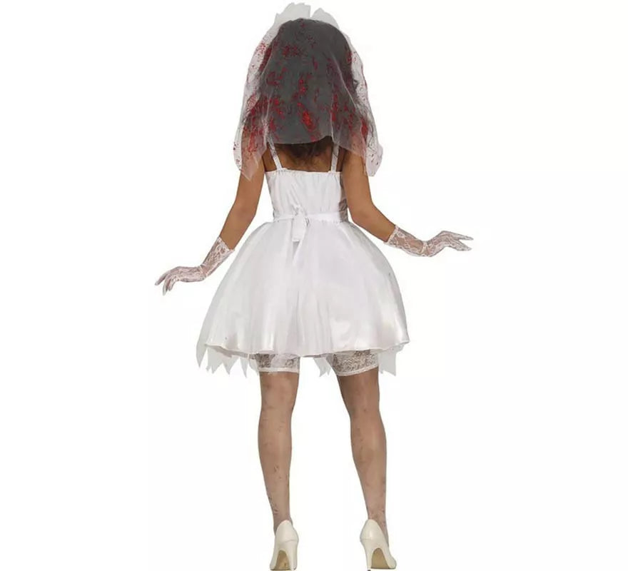 Disfraz de Novia Zombie Sangrienta para mujer
