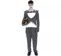 Disfraz de Novio Halloween a rayas para hombre
