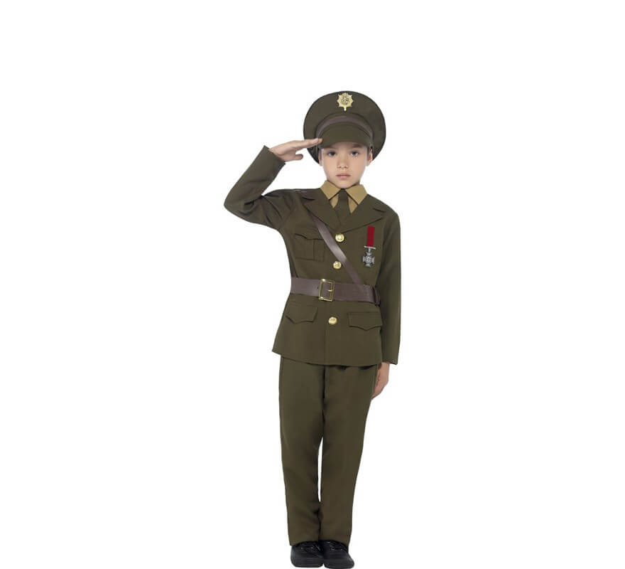 Translation missing: en.Disfraz de Oficial del Ejército para niño