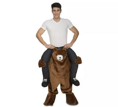 Bear on shoulders costume for adults