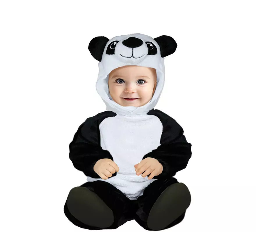 Translation missing: en.Disfraz de Oso Panda con capucha para bebé