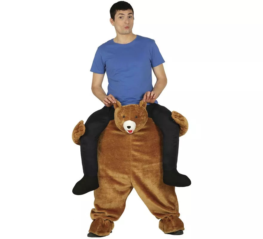 Disfraz de Oso Pardo a hombros para adultos