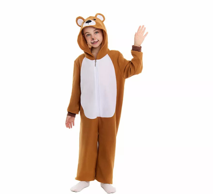 Disfraz de Oso Pardo para niños