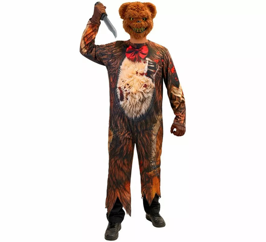 Disfraz de Oso Zombie con Máscara para hombre