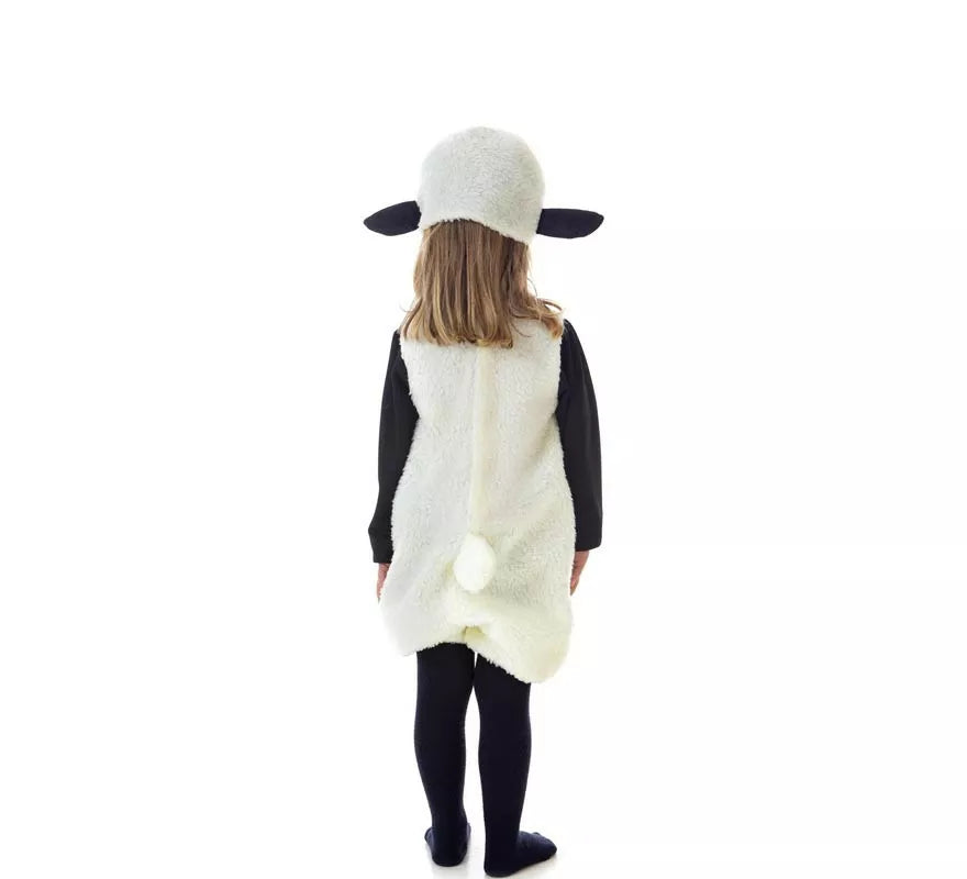 Translation missing: en.Disfraz de Oveja blanca con capucha para niños