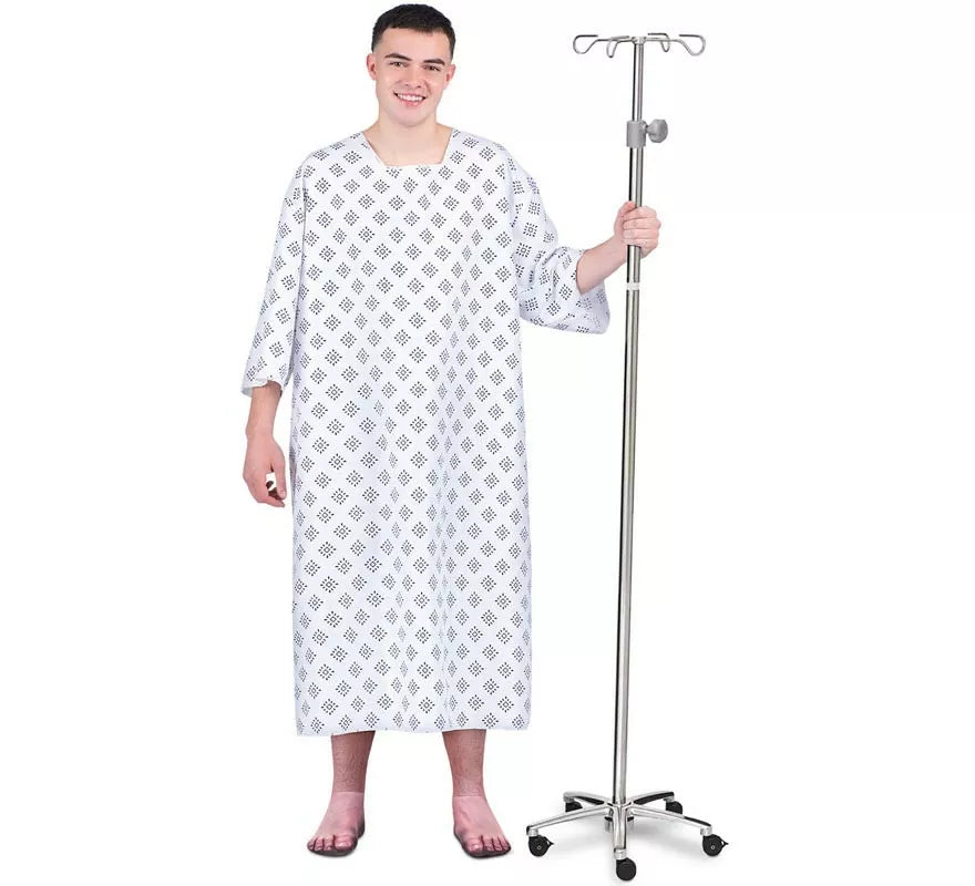 Translation missing: en.Disfraz de Paciente de Hospital con bata para hombre