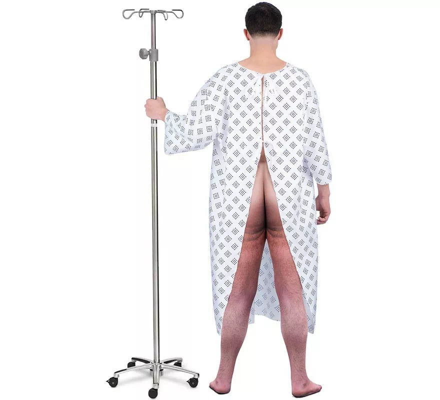 Translation missing: en.Disfraz de Paciente de Hospital con bata para hombre