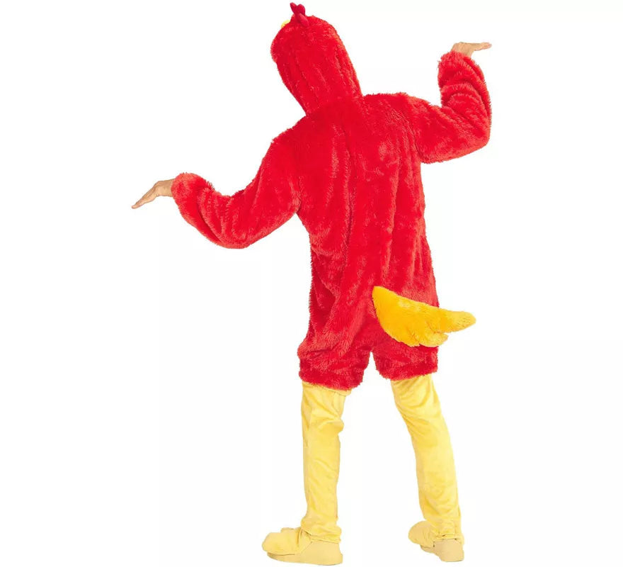 Translation missing: en.Disfraz de Pájaro Rojo en Peluche Suave para adulto