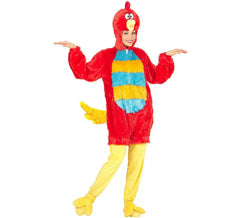 Soft Plush Red Bird Costume for Adults