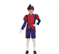 Disfraz de Paje blaugrana elegante para niño