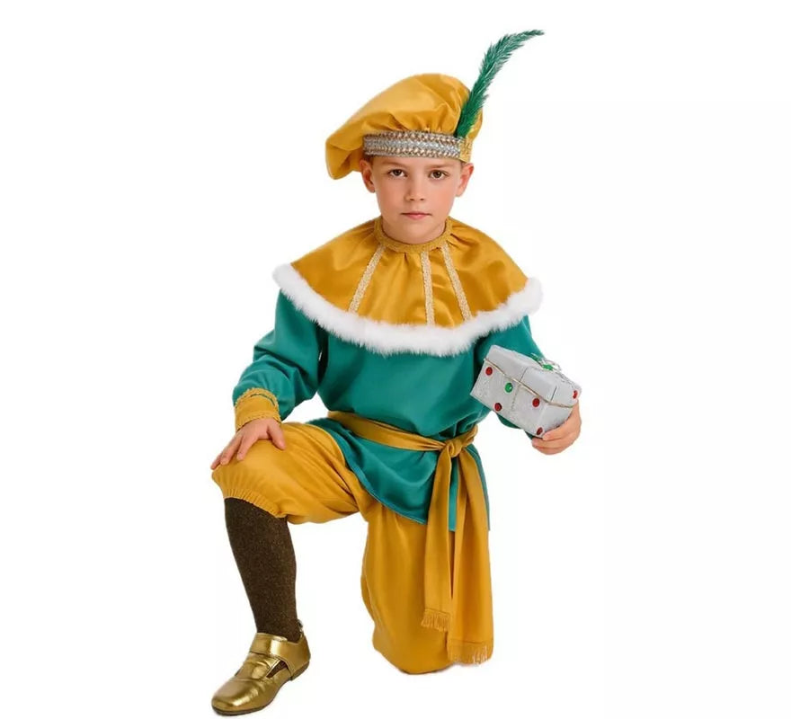 Translation missing: en.Disfraz de Paje del Rey Melchor Lujo de niño