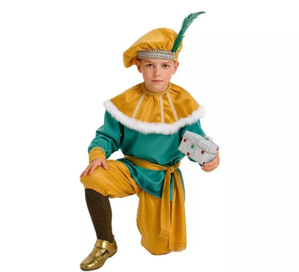 Disfraz de Paje del Rey Melchor Lujo de niño