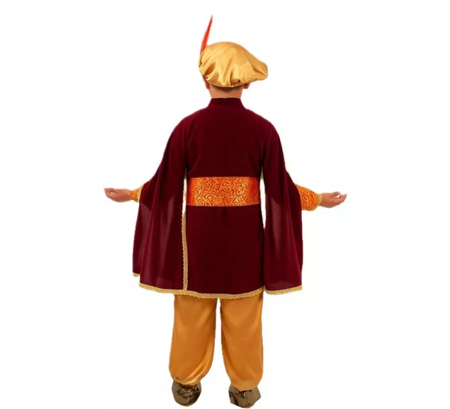 Disfraz de Paje Melchor para niño
