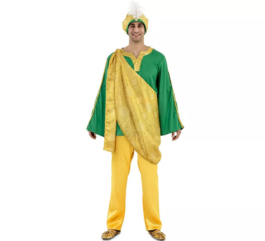 Translation missing: en.Disfraz de Paje Real Amarillo para hombre