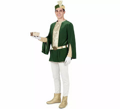 Green Royal Page Costume for Men