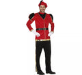 Disfraz de Paje Rojo Elegante para hombre