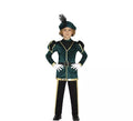 Disfraz de Paje Verde Elegante para niño