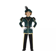 Elegant Green Page Boy Costume