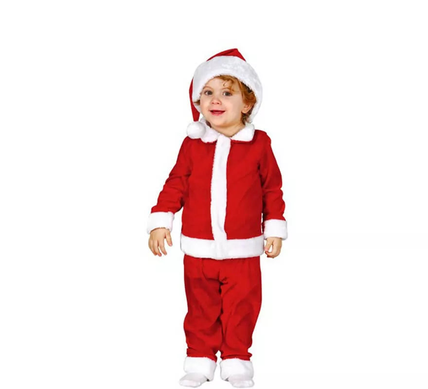 Disfraz de Papa Noel Baby para bebé de terciopelo