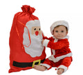 Disfraz de Papa Noel Baby para bebé de terciopelo