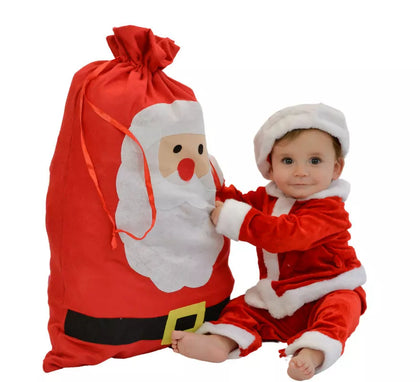 Disfraz de Papa Noel Baby para bebé de terciopelo