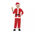 Disfraz de Papá Noel clásico con gorro y cinturón para niño